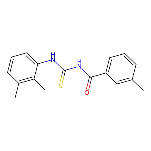 N-[(2,3-dimethylphenyl)carbamothioyl]-3-methylbenzamide structure