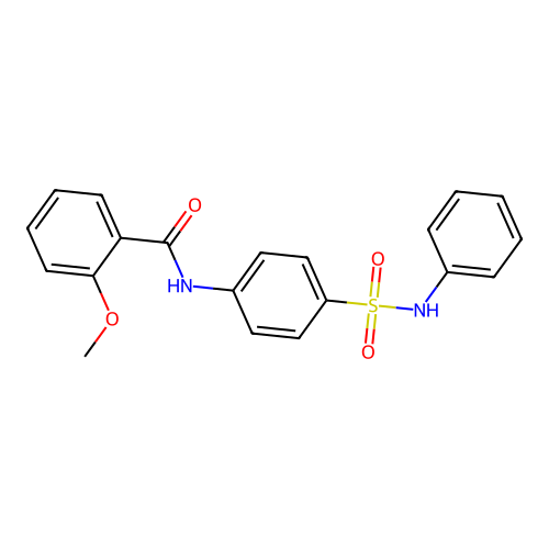 2-methoxy-N-[4-(phenylsulfamoyl)phenyl]benzamide structure