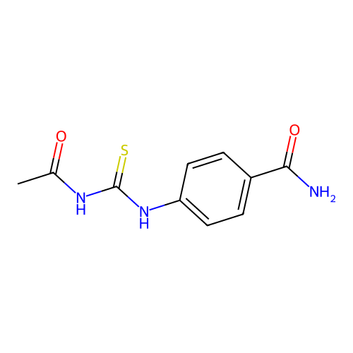 4-(Acetylcarbamothioylamino)benzamide structure