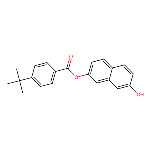 7-Hydroxy-2-naphthyl 4-tert-butylbenzoate structure
