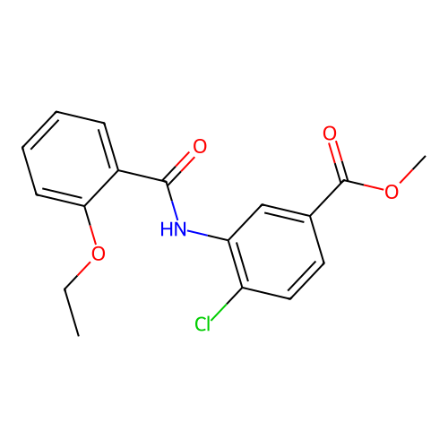 Methyl 4-chloro-3-[(2-ethoxybenzoyl)amino]benzoate structure