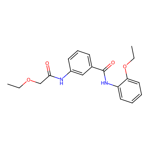 3-[(ethoxyacetyl)amino]-N-(2-ethoxyphenyl)benzamide structure