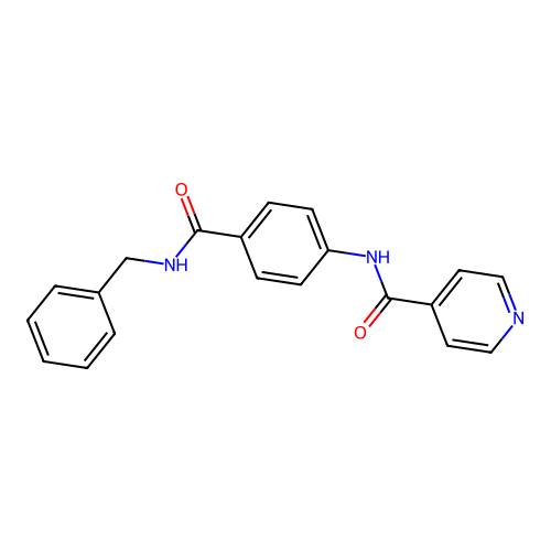 N-(4-(Benzylcarbamoyl)phenyl)isonicotinamide structure