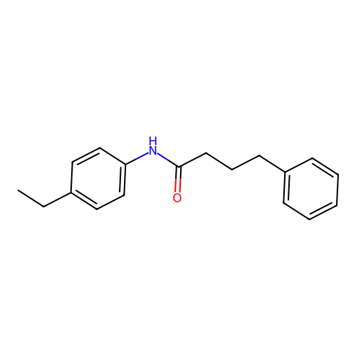 N-(4-ethylphenyl)-4-phenylbutanamide structure