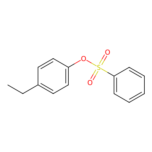 4-Ethylphenyl benzenesulfonate structure