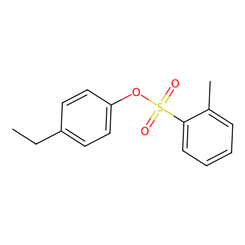 4-Ethylphenyl 2-methylbenzenesulfonate structure