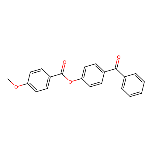 4-Benzoylphenyl 4-methoxybenzoate structure