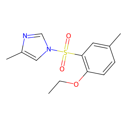 1-(2-Ethoxy-5-methylphenyl)sulfonyl-4-methylimidazole structure