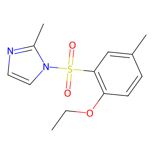 1-(2-Ethoxy-5-methylphenyl)sulfonyl-2-methylimidazole structure