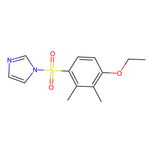 1-(4-Ethoxy-2,3-dimethylphenyl)sulfonylimidazole structure