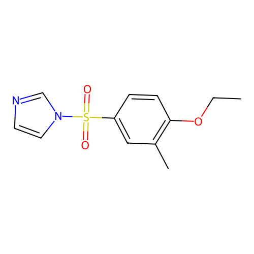 1-(4-Ethoxy-3-methylphenyl)sulfonylimidazole structure