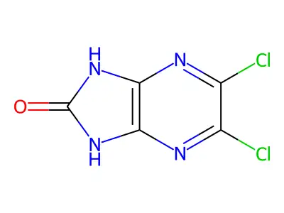 5,6-Dichloro-1,3-dihydro-2H-imidazo[4,5-b]pyrazin-2-one structure