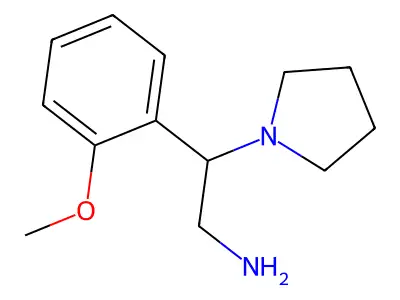 2-(2-Methoxyphenyl)-2-(pyrrolidin-1-yl)ethanamine structure
