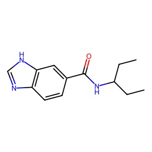 n-(Pentan-3-yl)-1h-benzo[d]imidazole-5-carboxamide structure