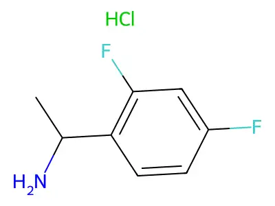 1-(2,4-Difluorophenyl)ethanamine structure