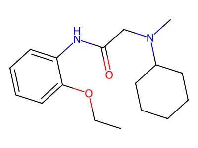 2-[cyclohexyl(methyl)amino]-N-(2-ethoxyphenyl)acetamide structure