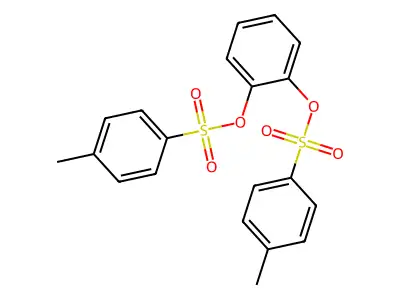 [2-(4-Methylphenyl)sulfonyloxyphenyl] 4-methylbenzenesulfonate structure