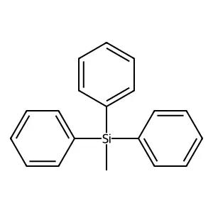 Methyltriphenylsilane structure