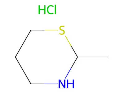 2H-1,3-Thiazine, tetrahydro-2-methyl-, hydrochloride structure