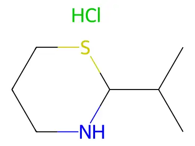 2-(Propan-2-yl)-1,3-thiazinane--hydrogen chloride (1/1) structure