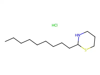 2-Nonyl-1,3-thiazinane--hydrogen chloride (1/1) structure