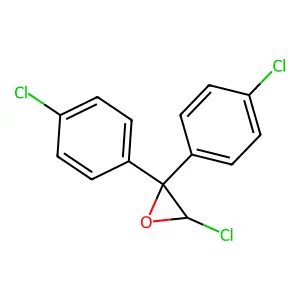 1,1-Bis(p-chlorophenyl)-2-chloro-1,2-epoxyethane structure
