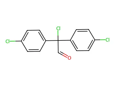 Benzeneacetaldehyde, alpha,4-dichloro-alpha-(4-chlorophenyl)- structure