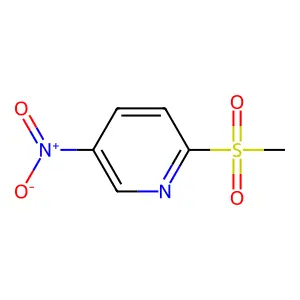 2-(Methylsulfonyl)-5-nitropyridine structure