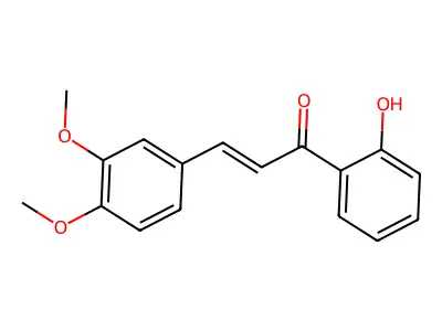 3-(3,4-Dimethoxyphenyl)-1-(2-hydroxyphenyl)prop-2-en-1-one structure