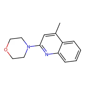 4-Methyl-2-morpholinoquinoline structure