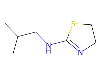 (4,5-Dihydro-thiazol-2-yl)-isobutyl-amine structure
