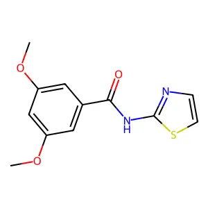 3,5-dimethoxy-N-(1,3-thiazol-2-yl)benzamide structure
