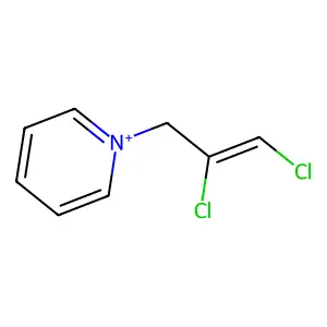 1-(2,3-Dichloroprop-2-en-1-yl)pyridin-1-ium structure