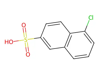 5-chloronaphthalene-2-sulfonic Acid structure