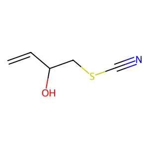 1-Thiocyanatobut-3-en-2-ol structure