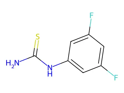 (3,5-Difluorophenyl)thiourea structure