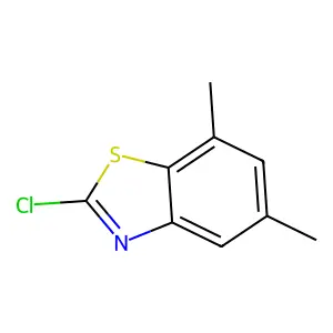 2-Chloro-5,7-dimethyl-1,3-benzothiazole structure