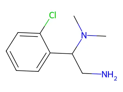 [2-Amino-1-(2-Chlorophenyl)Ethyl]Dimethylamine structure