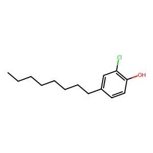 2-Chloro-4-octylphenol structure