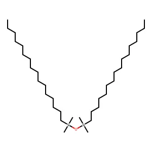 Disiloxane, 1,3-dihexadecyl-1,1,3,3-tetramethyl- structure