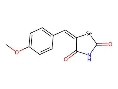 5-[(4-Methoxyphenyl)methylidene]-1,3-selenazolidine-2,4-dione structure