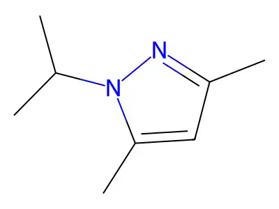 3,5-dimethyl-1-(propan-2-yl)-1H-pyrazole structure