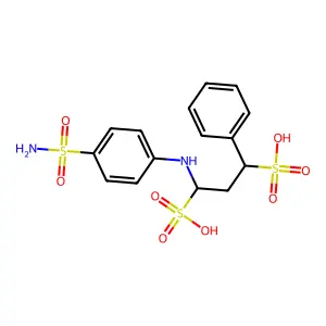 诺普磺胺游离酸 structure
