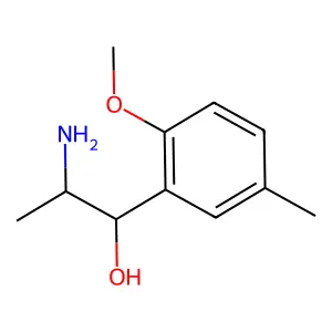 2-Amino-1-(2-methoxy-5-methylphenyl)propan-1-ol structure