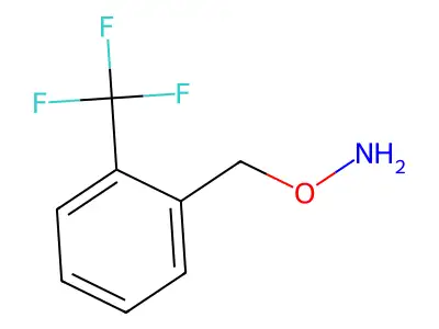 O-{[2-(trifluoromethyl)phenyl]methyl}hydroxylamine structure