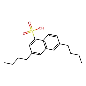 3,6-二丁基萘-1-磺酸 structure
