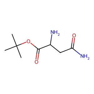 Tert-butyl 2-amino-3-carbamoylpropanoate structure