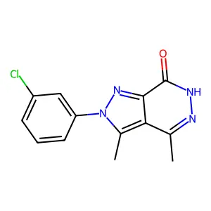 2-(3-chlorophenyl)-3,4-dimethyl-2H-pyrazolo[3,4-d]pyridazin-7-ol structure