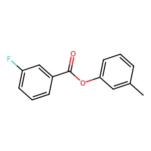 3-Methylphenyl 3-fluorobenzoate structure