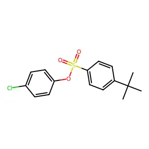 4-Chlorophenyl 4-tert-butylbenzenesulfonate structure